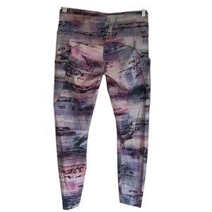 Lululemon Fast & Free 7/8 II Nulux High Rise Leggings Leg Pockets Rare Size 10